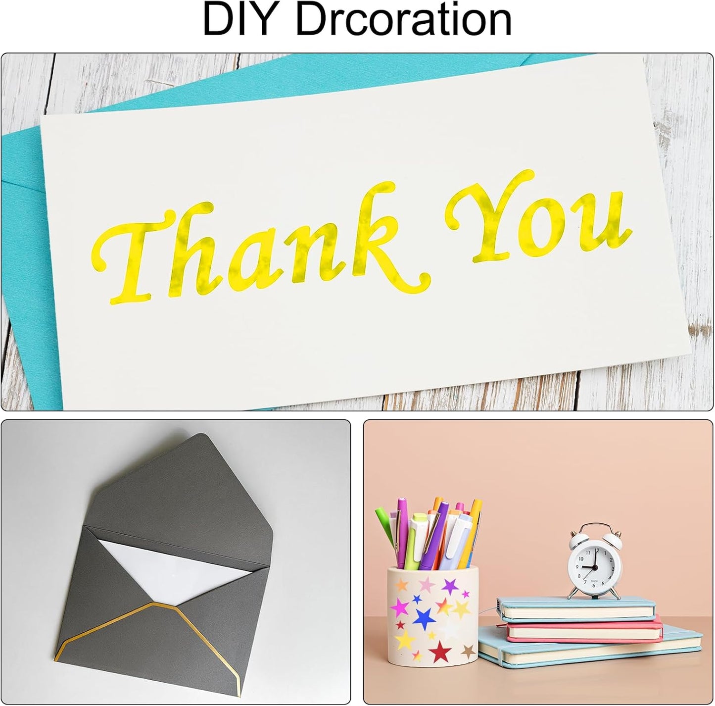 MECCANIXITY 50 Sheets Heat Reactive Foil, 20x29cm Black Foil Transfer Sheets Toner Reactive Foil Transfer Foil Sheets Hot Foil Stamping Paper for Crafts DIY Cardmaking Album Decoration
