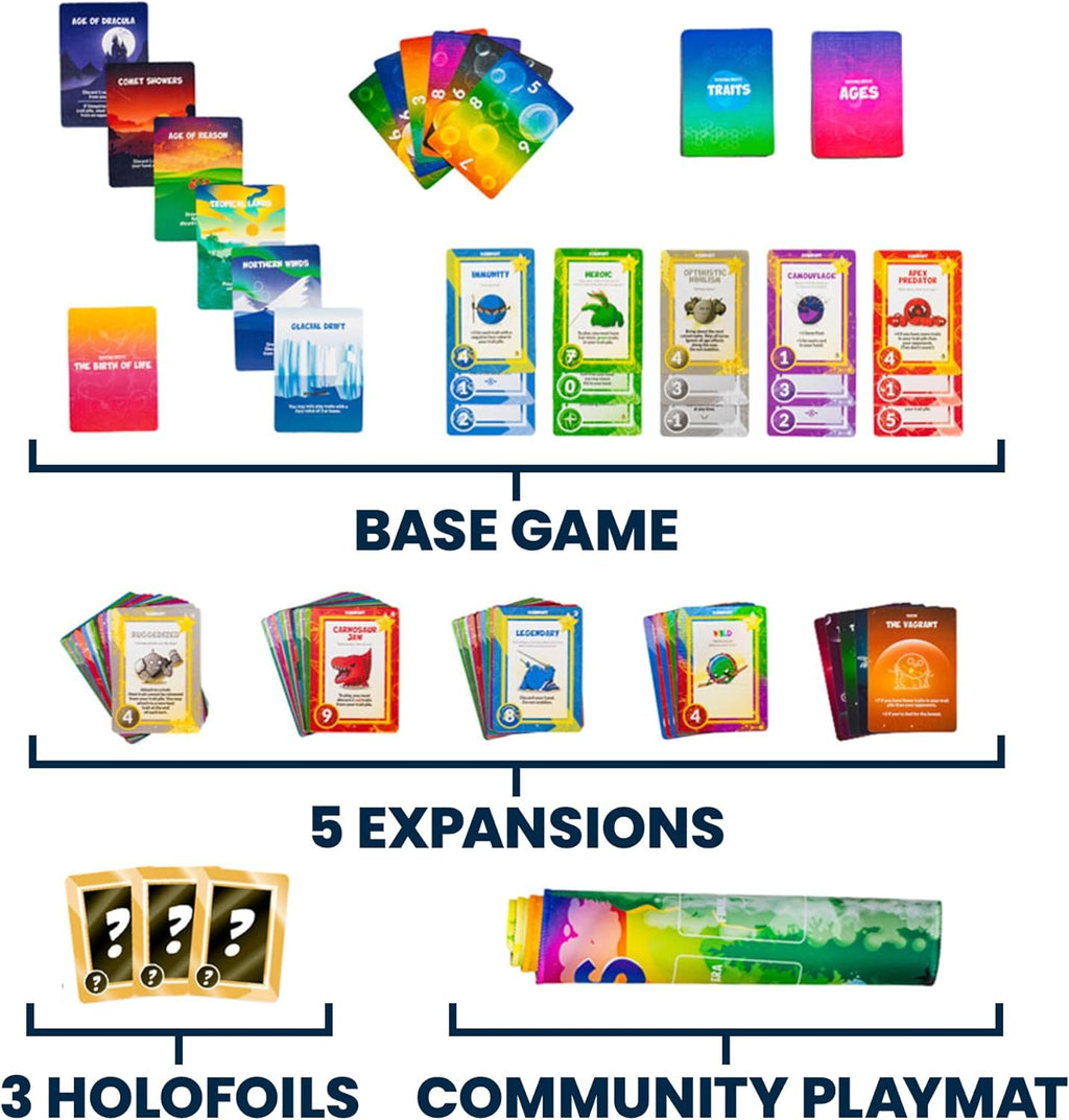 Doomlings - A Delightful Card Game for The End of The World - Best New Strategy Card Game for Kids, Adults & Teens | 2-6 Players | Perfect for Families and Travel | Easy to Learn (Deluxe Edition)