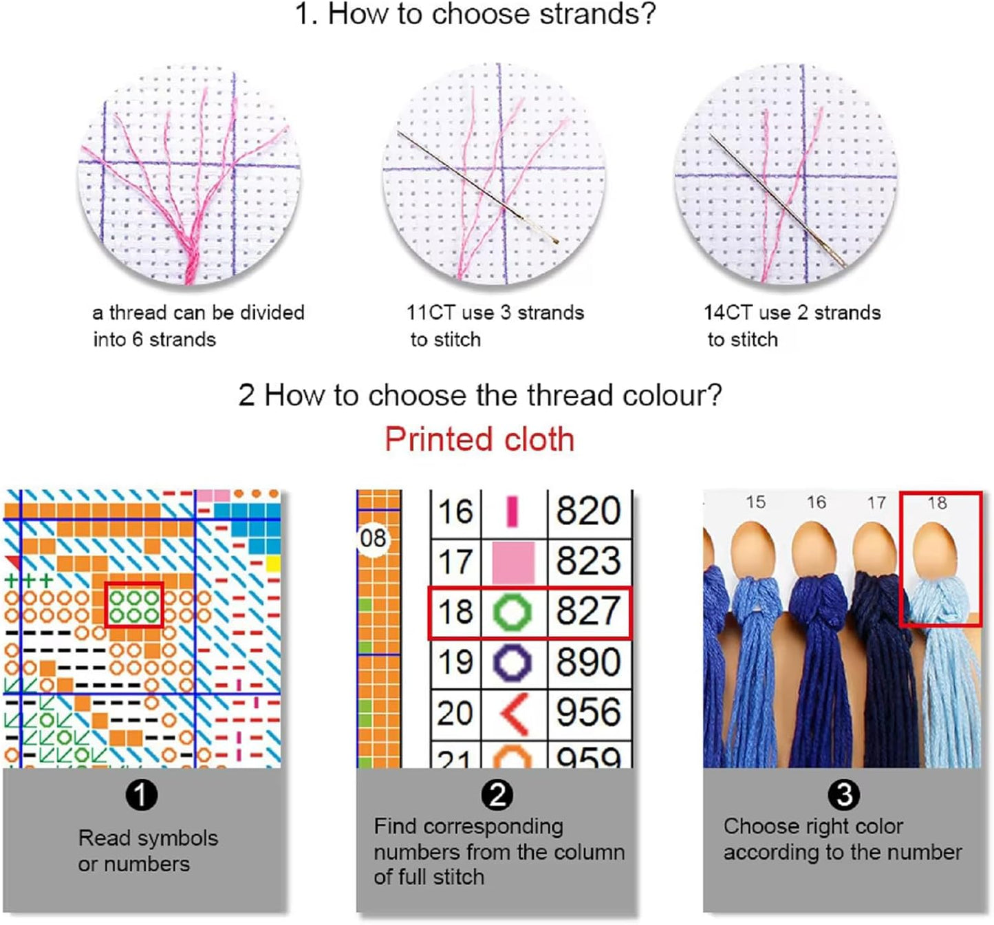 Foxdiviy Stamped Cross Stitch Kits for Beginners Full Range of Cross Stitching 11 CT Printed Cross Stitch Kits for Kids Adults Cross Stitch Patterns Needlepoint Kits-Van Gogh Starry Night 18x18 inch