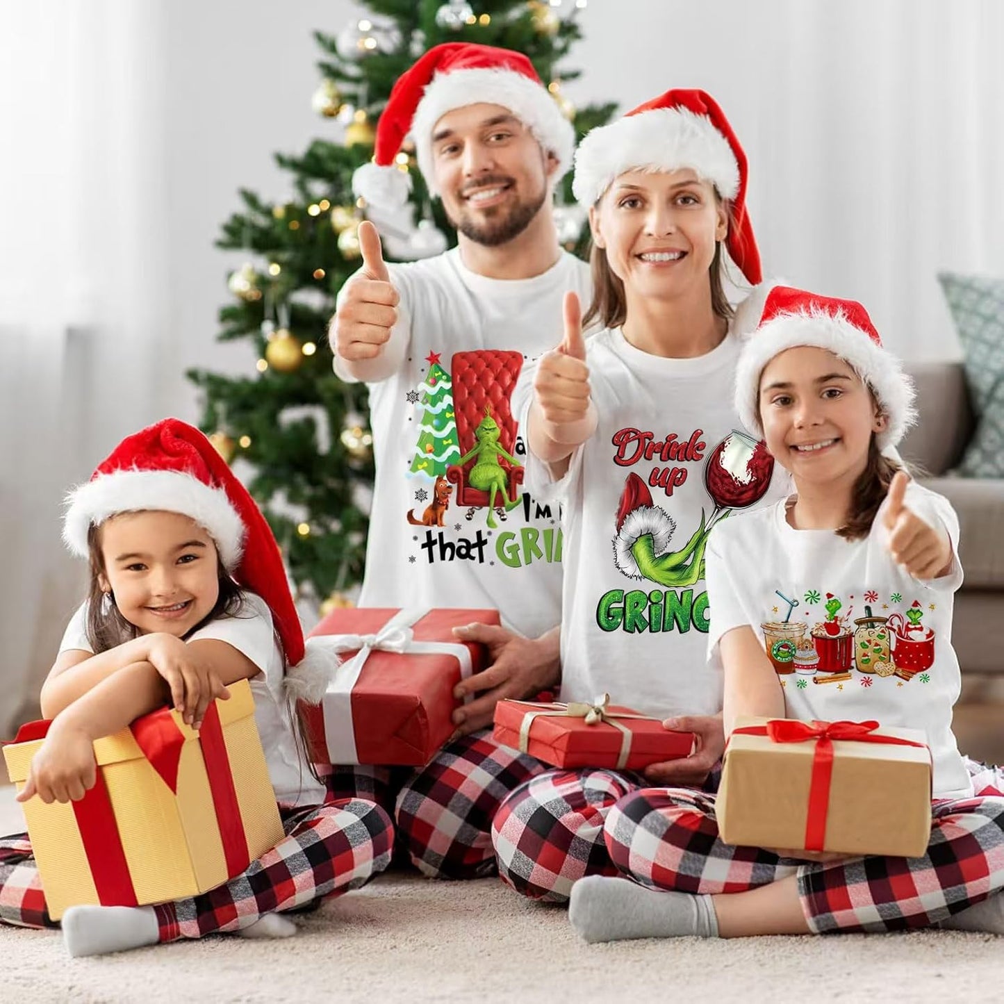 Christmas Iron on Decals Transfer, Funny Christmas Heat Transfer Stickers Iron on Patches for Clothes T-Shirts Pillow Cover Hoody Bag Xmas DIY Craft Supplies Vinyl Stickers (12PC-B)