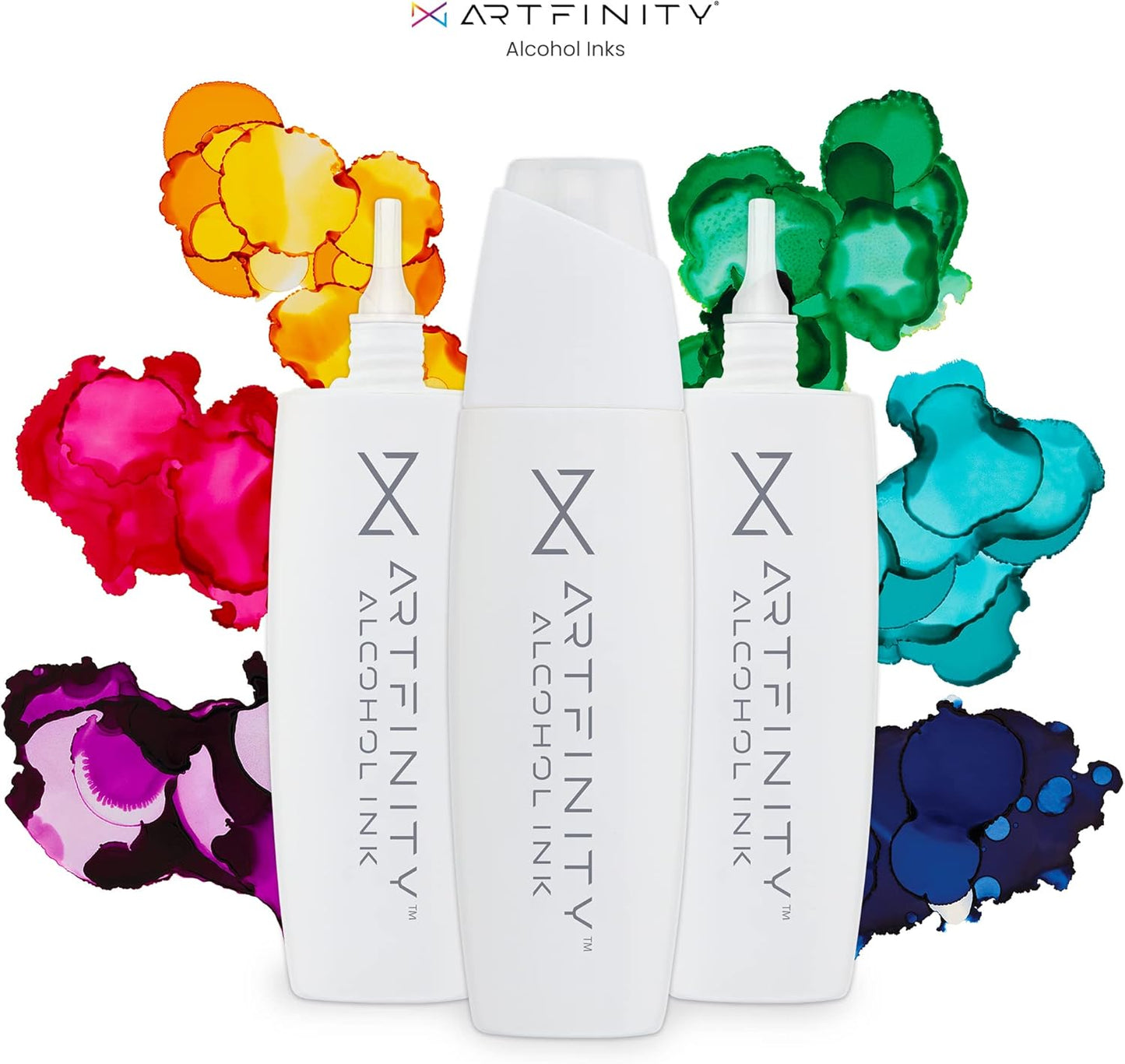 Alcohol Inks 3 Pack - Vibrant, Professional, Dye-Based Alcohol Inks for Artfinity Alcohol Markers, Artists, Drawing, & More! - Light Orange YR1-1