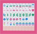 American Mahjong Tile Set, 160 Acrylic Engraved Mahjong Tiles with Carrying Bag and Accessories