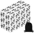 uxcell 24Pcs Magic Dice Counters, Acrylic D6 Life Token Dice Set with Pouch for Standard Cards Gaming Accessories, White
