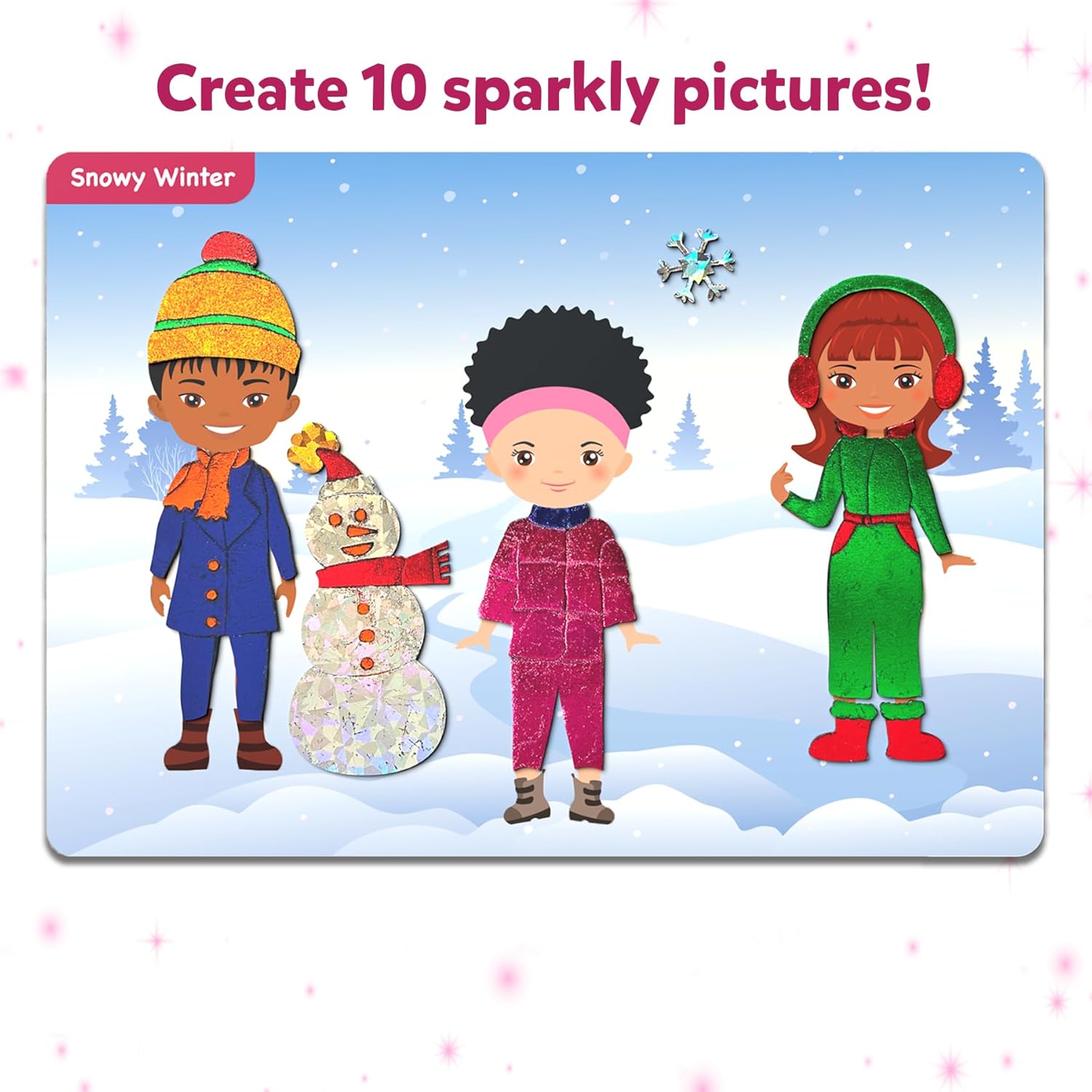 Skillmatics Foil Fun - Dress Up, No Mess Art for Kids, Craft Kits & Supplies, DIY Creative Activity, Travel Toys, Gifts for Girls & Boys Ages 4, 5, 6, 7, 8, 9, Travel Toys