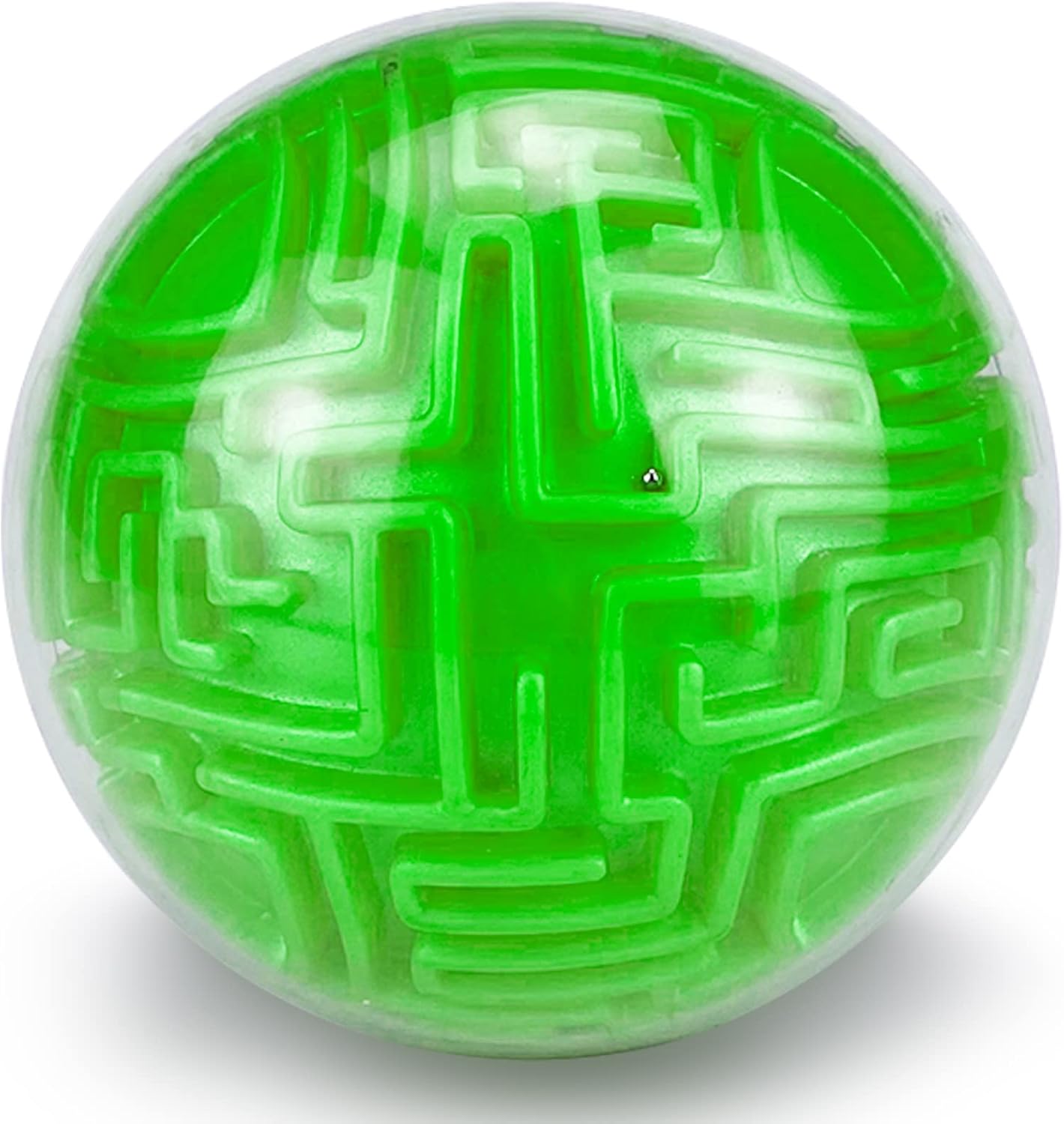 YongnKids Amaze 3D Memory Sequential Maze Ball Puzzle Toy Gifts for Kids Adults - Challenges Game Lover Tiny Balls Brain Teasers Game (Green)