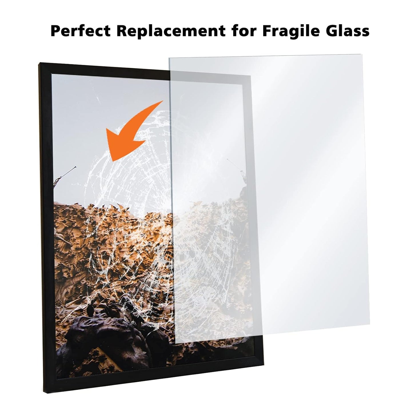 Egofine Plexiglass Sheets Acrylic Sheets 20 Pack of 8.5x11’’ 0.04 Thick Clear Plastic Cast Transparent Plexi Glass for Crafting Projects, Replacement Picture Frame Glass, DIY Display, Easy to Cut