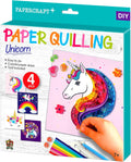 C.S. Kids DIY Paper Quilling Arts & Crafts Gifts – Unicorn| 3D Paper Quilling Design Kits for Kids, Make Your Own Paper Art (Paper Strips & Tools Included)