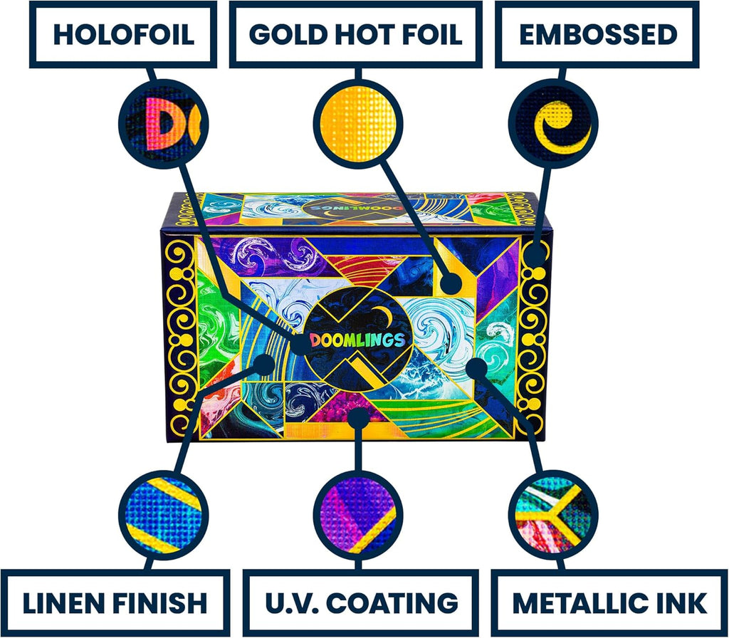 Doomlings - A Delightful Card Game for The End of The World - Best New Strategy Card Game for Kids, Adults & Teens | 2-6 Players | Perfect for Families and Travel | Easy to Learn (Deluxe Edition)