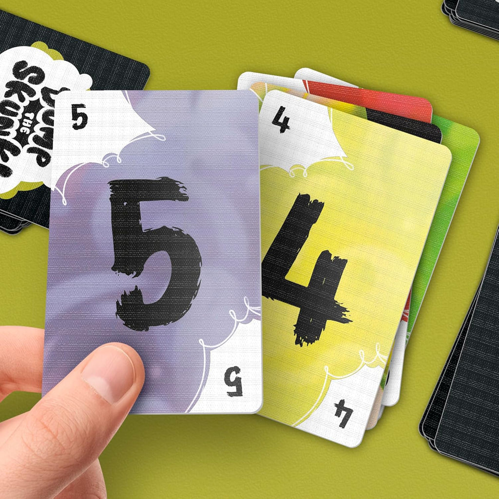 Dump The Skunk! Game | Family Card Game by Reiner Knizia | Ages 7 and Up | 2-6 Players | 20 Mins. | Easy to Learn Games for Kids, Teens, and Adults