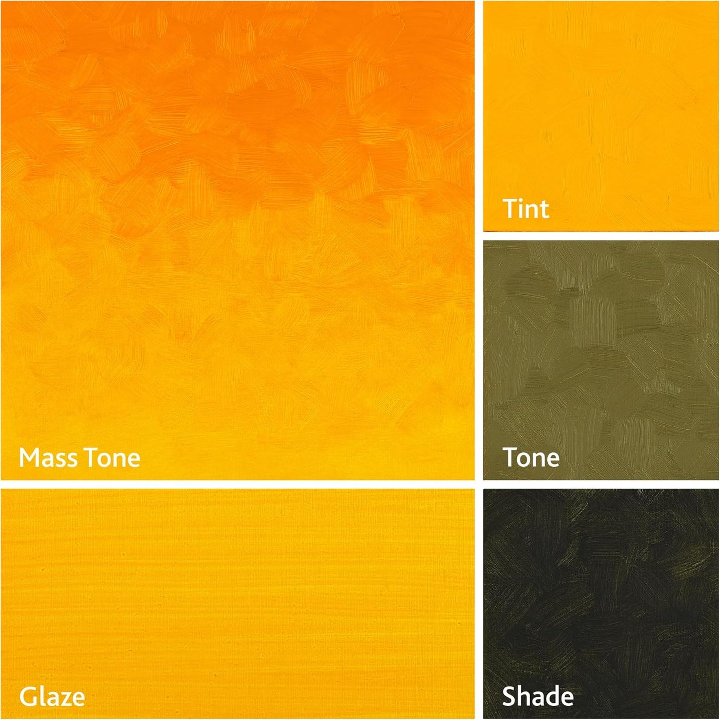 Tusc & Pine Artist Oil Paint - Permanent Yellow Medium, 40 ml, Non-Yellowing, Rich & Creamy Consistency, Maximum Pigment Load, Small Batch Milled Oil Paints Made in the USA for Professional Artists