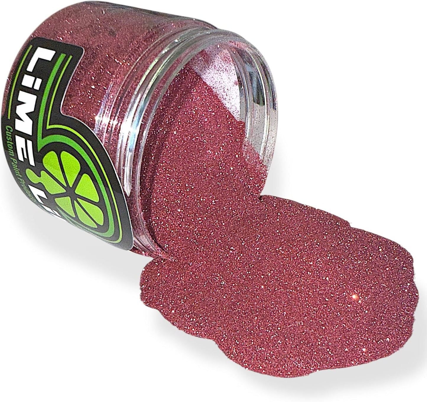 LiME LiNE Sprayable Metal Flake Paint Additive: Solvent Resistant Glitter for Automotive Custom Painting (PINK)