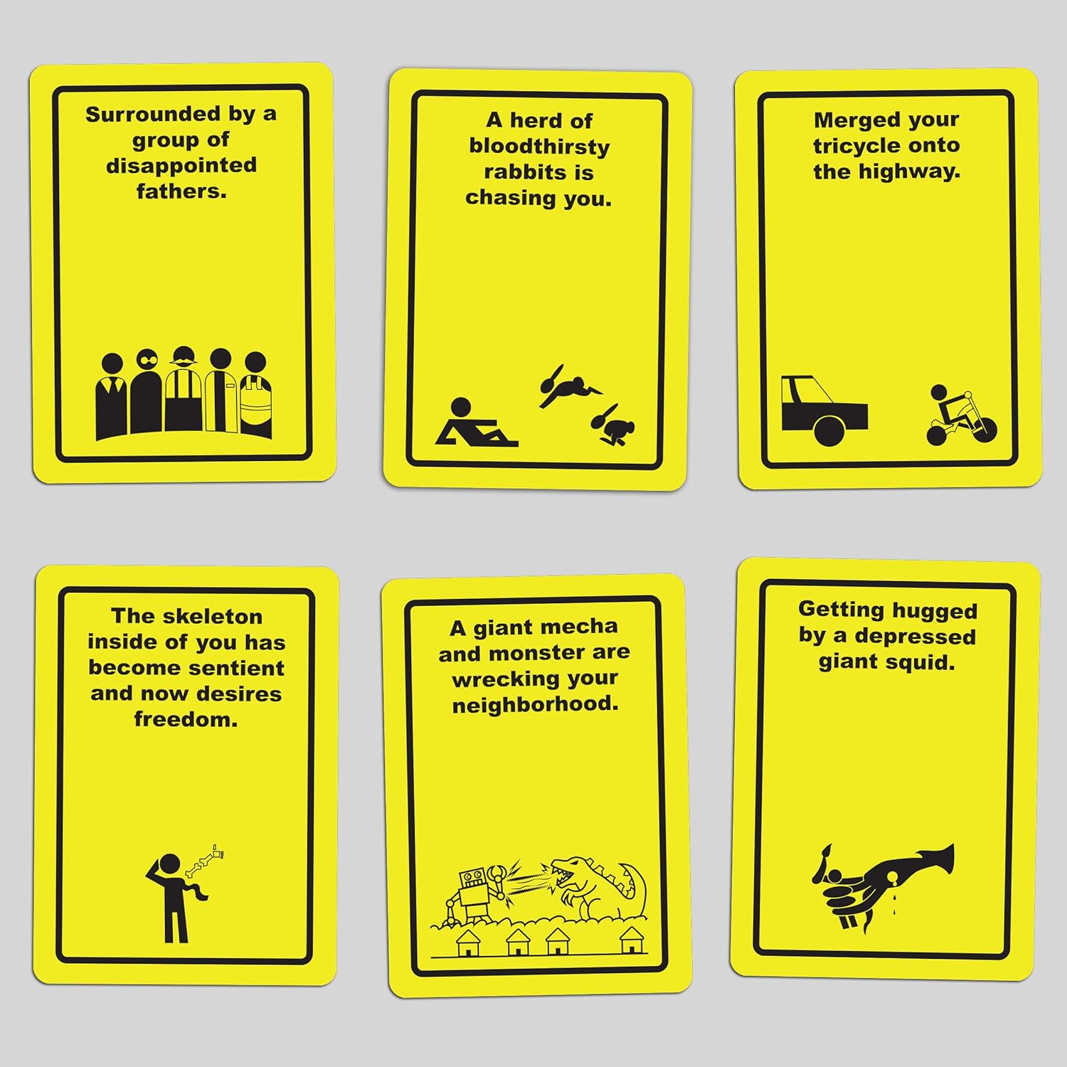 Danger The Game: The Card Game of Bizarre Dangers and Rescues - Family & Adult Game Night - Easy to Learn - Party Games - Family Board Games - 3+ Players