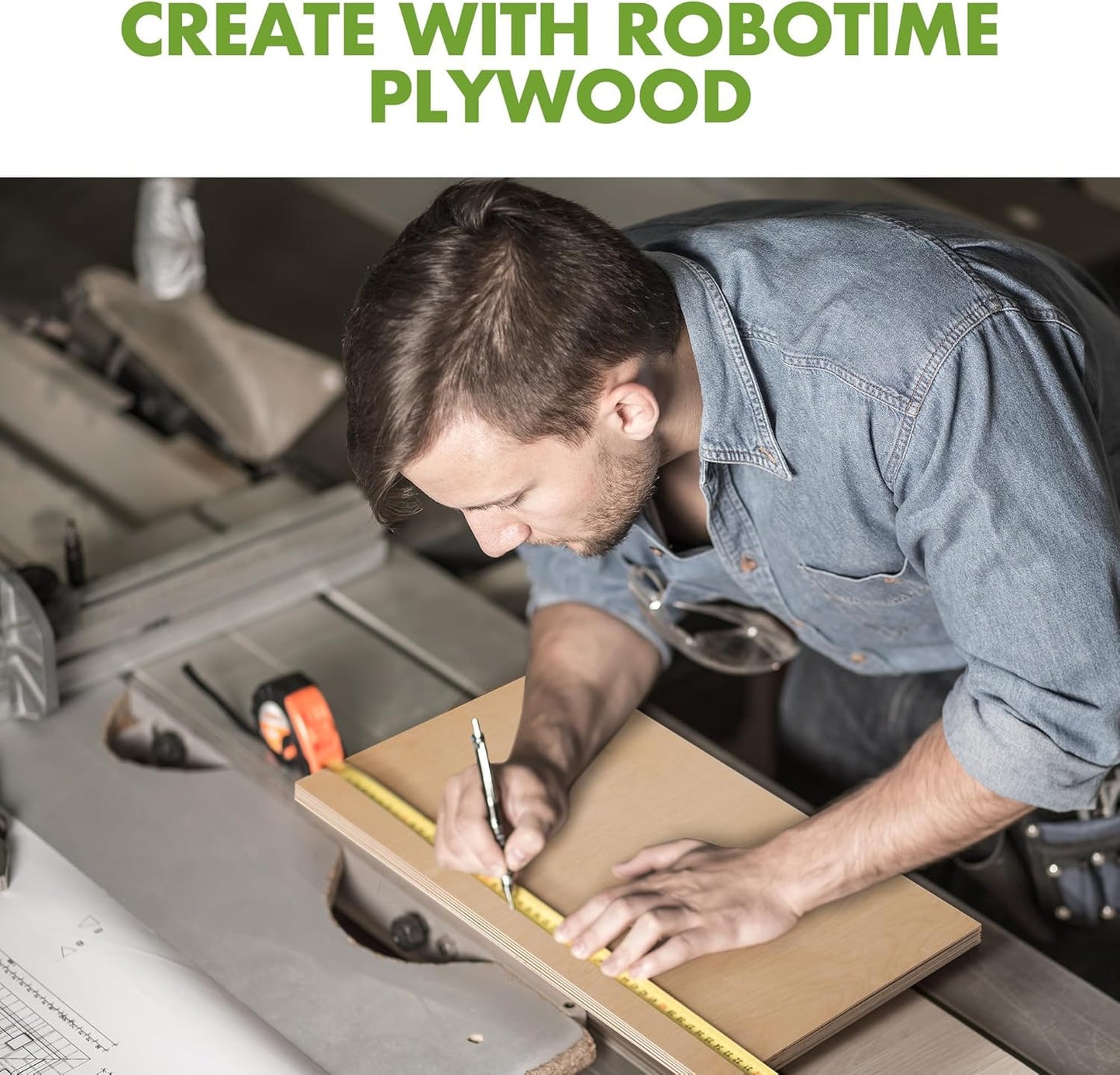 ROBOTIME 6-Pack Laser Wood Sheets 1/8" - 12 x 12 x 1/8 Inch - Basswood 2Pcs & Walnut 2Pcs & Birch 2Pcs - 3mm Plywood Sheets for Laser Cutting, Engraving & Wood Burning (Pyrography)