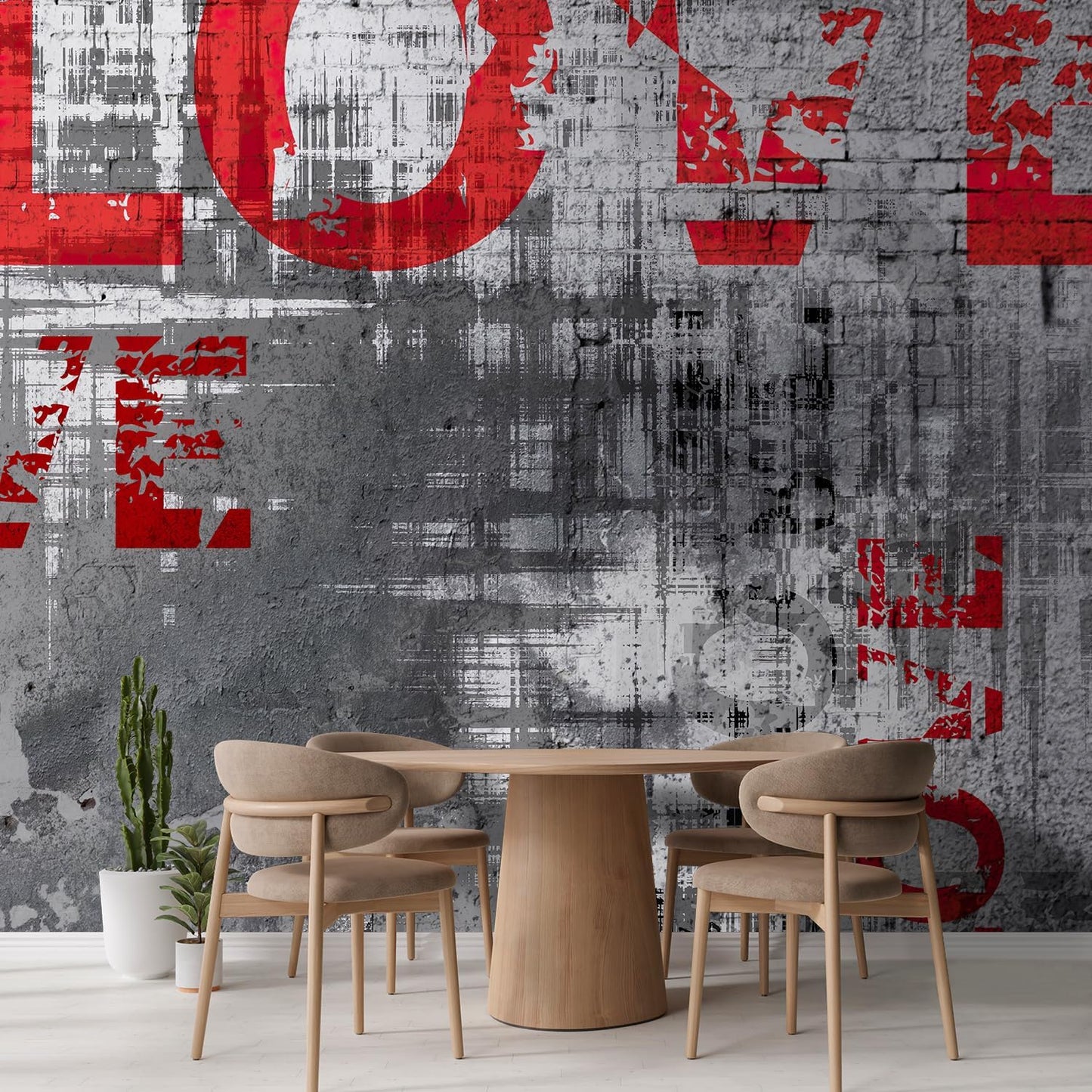 wall26 Self-Adhesive Wallpaper Large Wall Mural Series - 132x120 inches