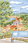 MOMIBOOK Puzzles for Adults 1000 Pieces Jigsaw Puzzles of Go for A Walk, Painting Image Difficult Challenging Hard Impossible Puzzle Unique Funny Party Christmas Birthday Gifts