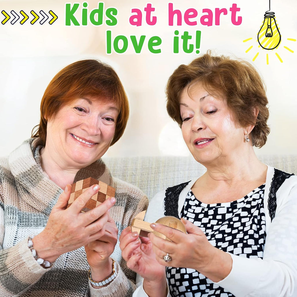 Brain Teasers Metal Puzzles for Kids & Adult 22Pack, Mind, Logic and IQ Game Test Toy for Teens, Disentanglement 3D Coil Cast Wire Chain Intelligence Toy for Party & Office, Puzzle Travel Games（Hard）