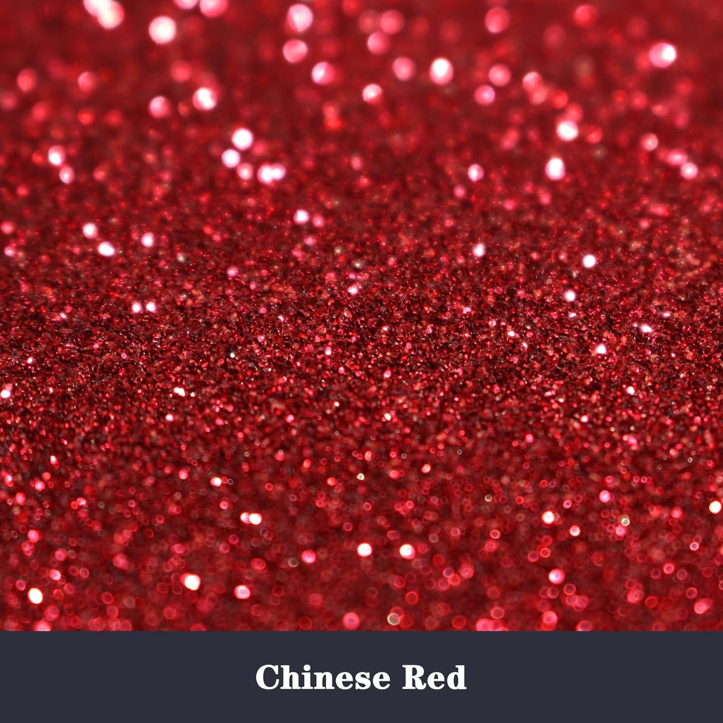 High Capacity 260g Shaker Bottle Package Metalic Fine Glitter,ANGXILIN Fine Glitter for Tumbler Jewelry Making,Epoxy Resin DIY Craft,Face Body Nail Art Fine Glitter (Chinese red)