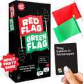 Lucky Egg - Fun Red & Green Flag Party Game - Judge Friends' Dating Decisions - 230 Diverse Questions - Adult Party Game