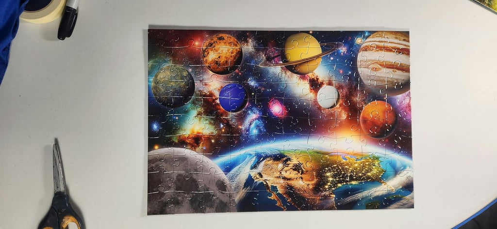 Eyewitness Discovery Puzzle Solar System, 100 Piece Jigsaw for Kids, Educational Learning Toy for Boys & Girls, Children Ages 5+