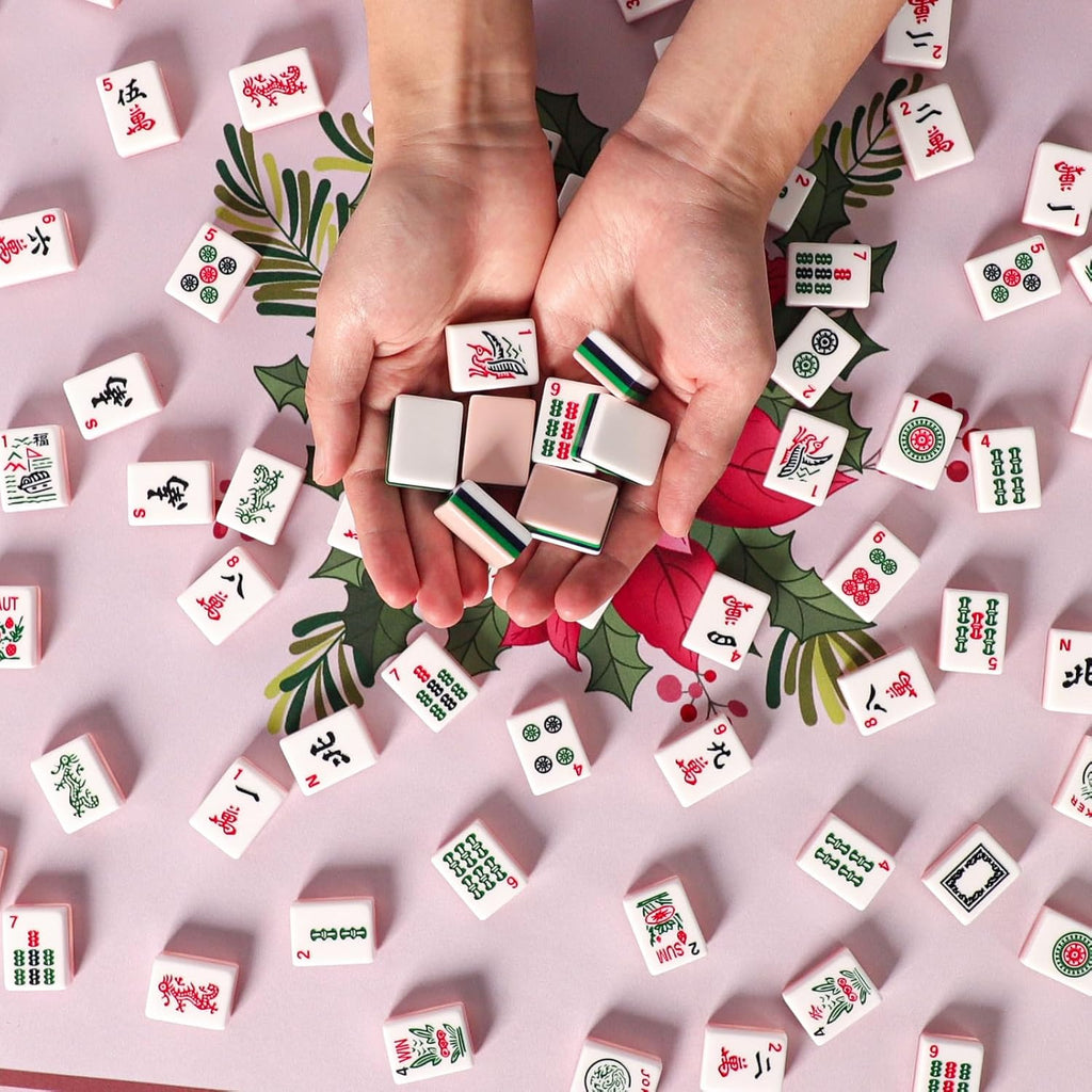 American Mahjong Tiles Set with 166 Quality Acrylic Tiles (1.2", Tiles Only), Mahjongg Game Set