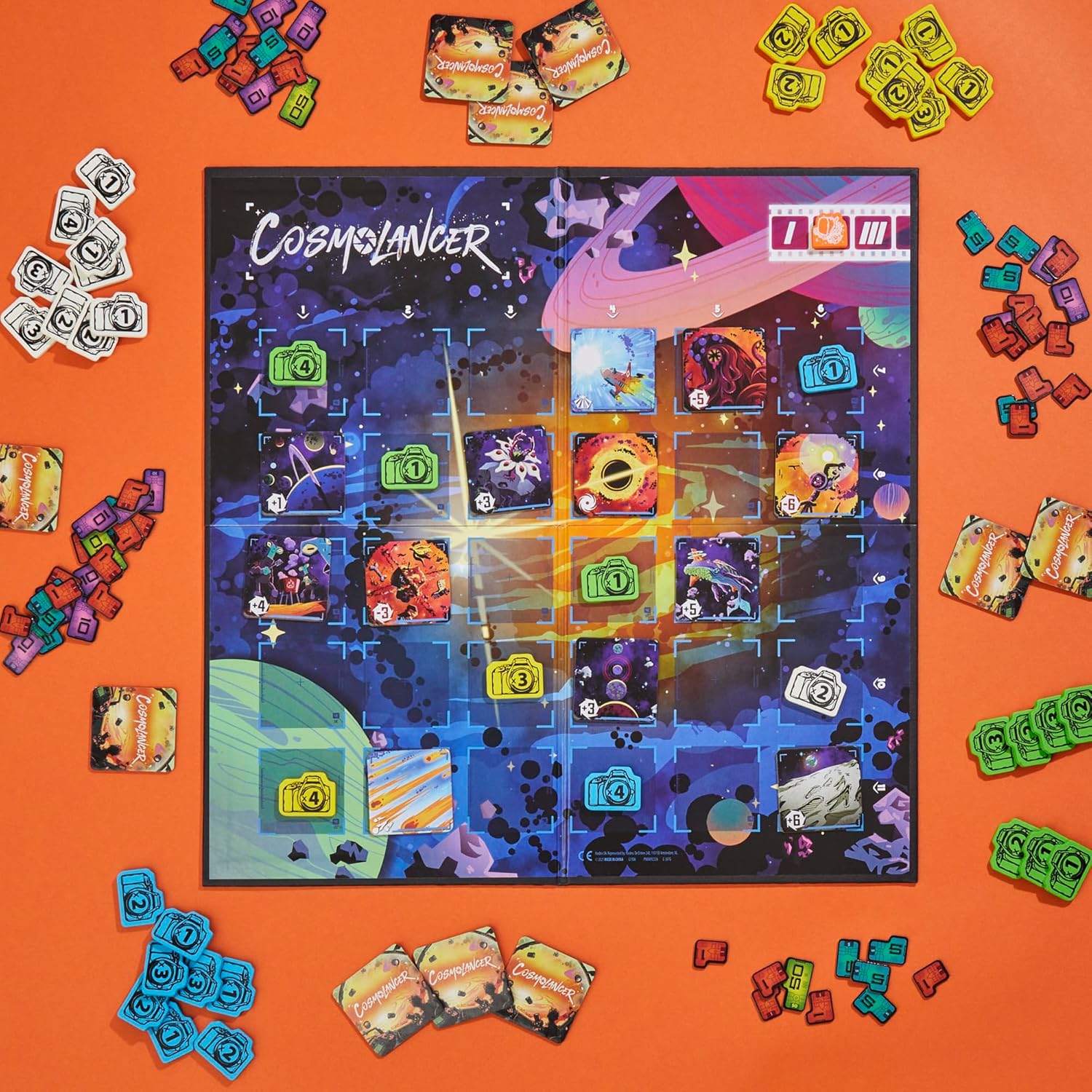 Cosmolancer Board Game | A Strategy Game by Reiner Knizia | Ages 9 and Up | 2 to 4 Players | 30 Mins. | Family Games for Kids, Teens, and Adults