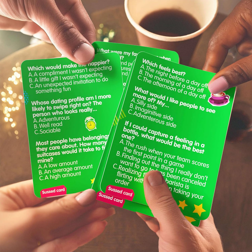 SUSSED “What Would You Do?” Pocket-Sized Question Cards – 231 Fun Conversation Starters for Teens Ages 15+ & Adults | Gift for Travel, Office, Friends & Road Trips