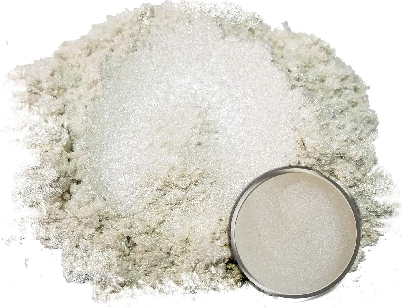 Eye Candy Pigments Premium White Mica Powder - Hakushika (25gr) - for Epoxy, Resin, Soap, Paint, Woodworking, Acrylic Pouring, Bath Bombs, Fishing Lures - DIY Arts and Crafts Additive