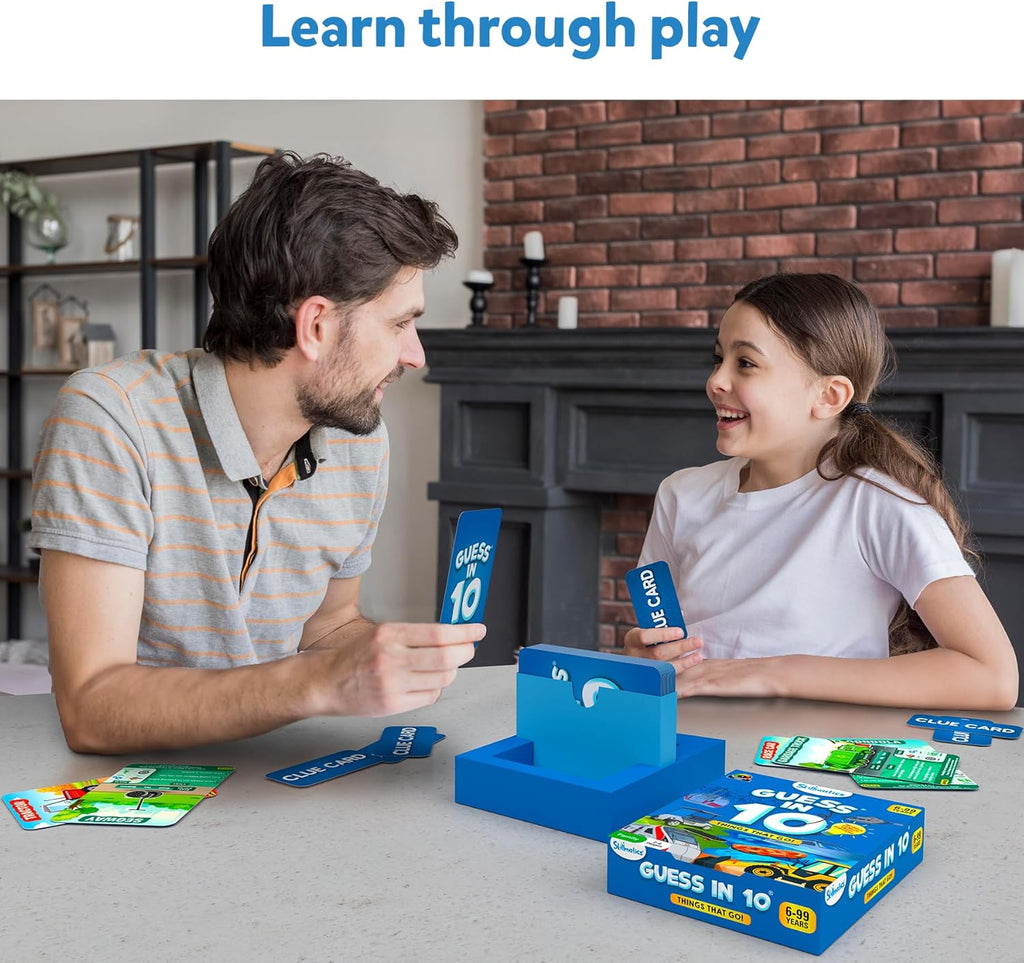Skillmatics Guess in 10 Things That Go, Perfect for Boys, Girls, Kids Who Love Card Games, Educational Toys & Board Games, Gifts for Ages 6, 7, 8, 9