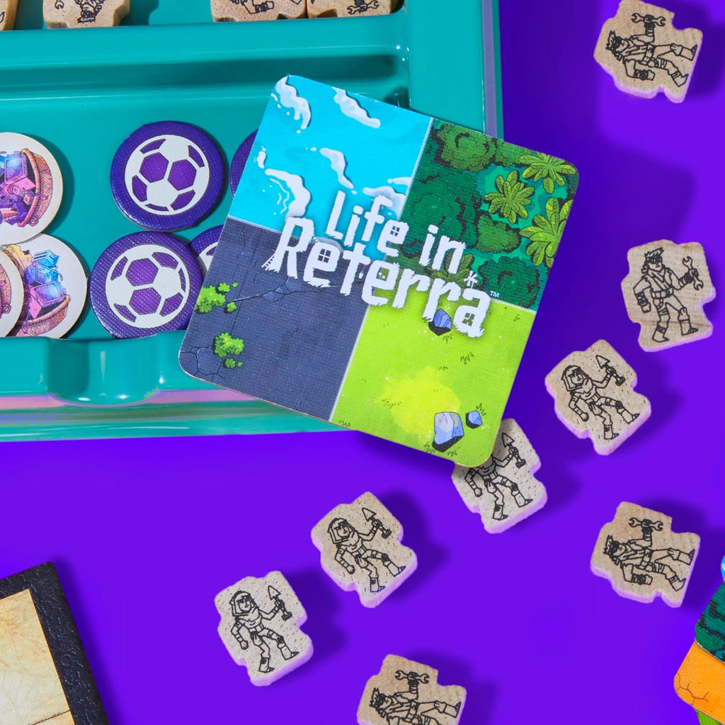 Life in Reterra Strategy Board Game | A Community (Re) Building Game | Ages 10+ | 2 to 4 Players | 35 Mins. Avg. | Games for Adults & Families