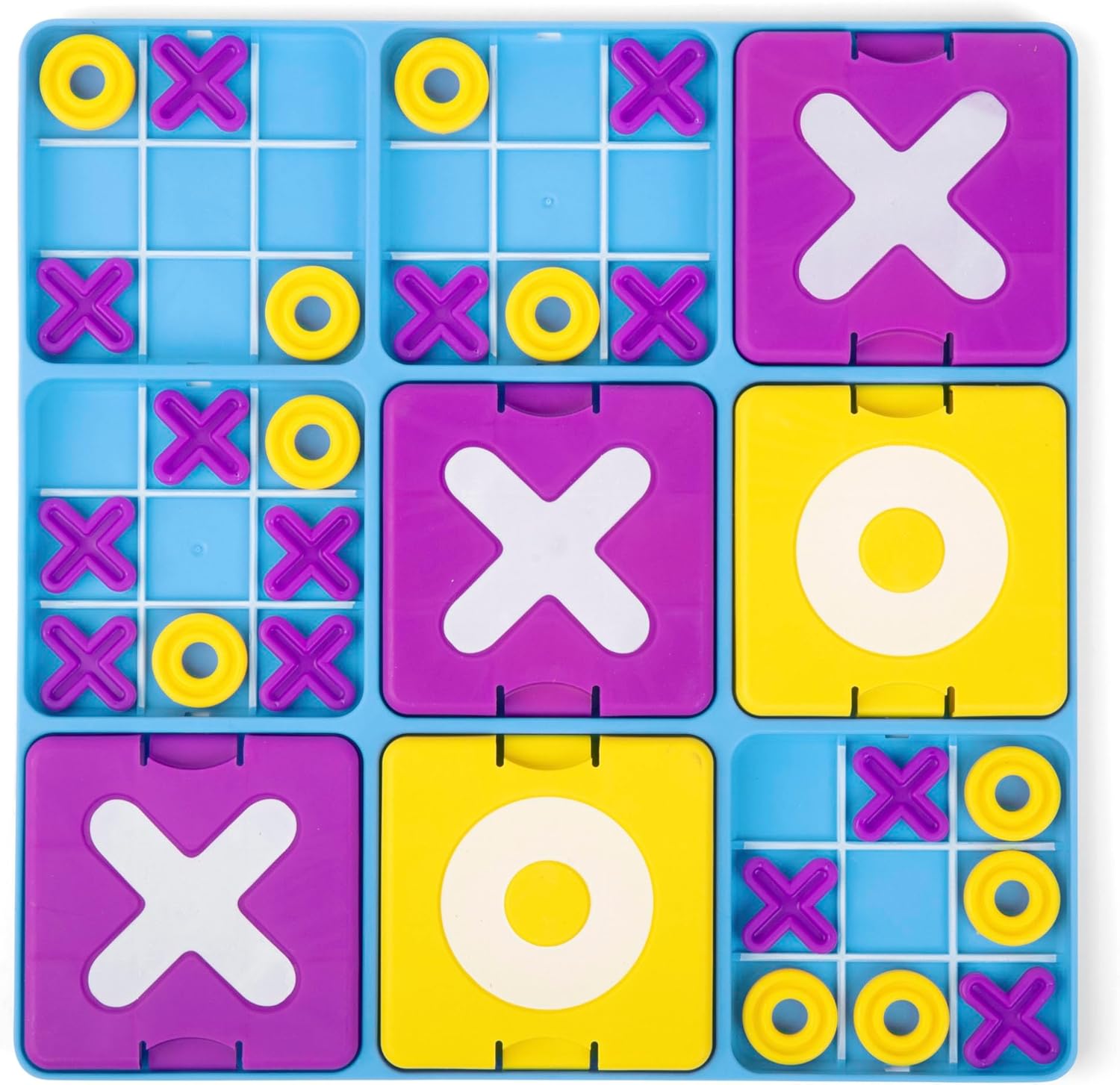 What Do You Meme? Ultimate Tic Tac Toe™ by Relatable, Fun Board Games for Family Gatherings, Great Games for Kids 8+, Includes 1 Board, 41 Mini X's, 40 Mini O's, 5 Large X's, 5 Large O's