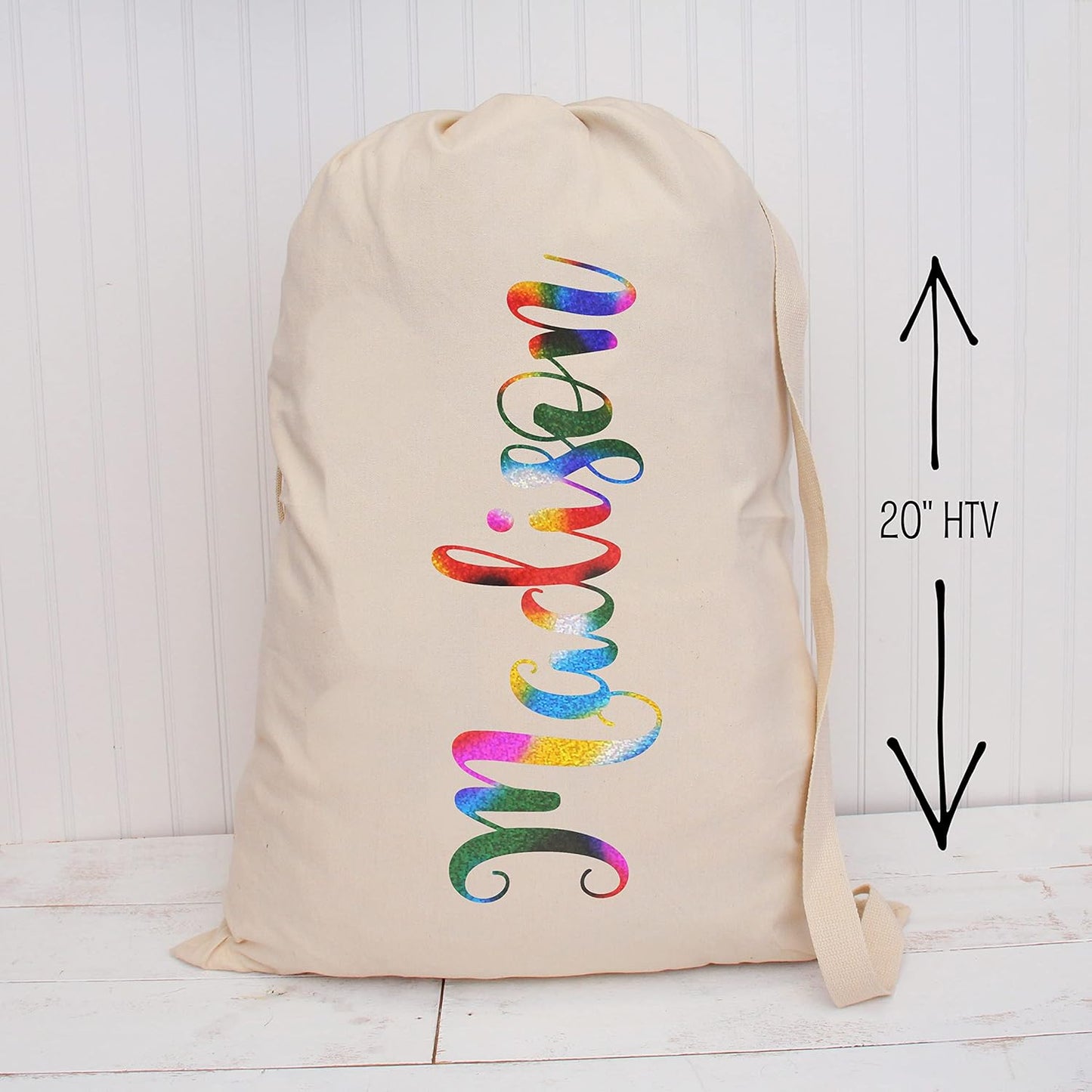Threadart Galaxy Rainbow Heat Transfer Vinyl Film | Custom Cut Roll 20" Wide by The Yard | Compatible with Venture Explore and Maker, Silhouette Cameo, & Large Format Cutters