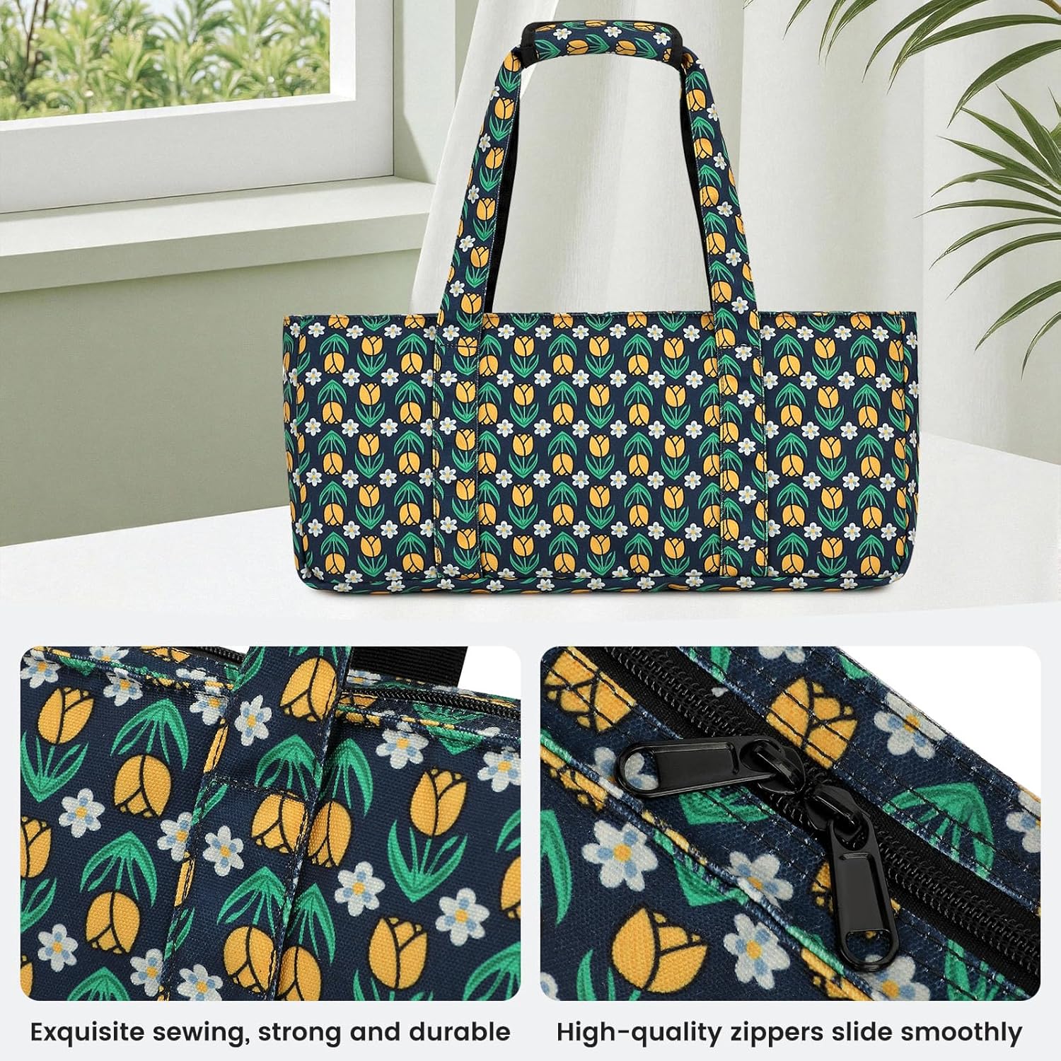 Mahjong Tile Set,166 White Tiles Mahjong Set,4PCS Mahjong Racks with Pushers,Travel Mahjong Set with Flower Carrying Bag