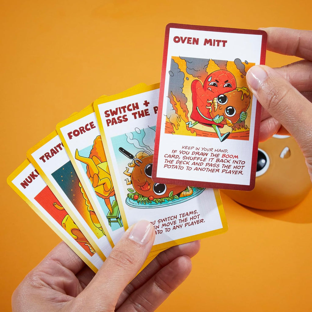 Hasbro Gaming Traitor Tots Card Game | Explosive Potato Party Card Game for Families and Adults | 3 to 10 Players | 25 Mins. Average | Indoor Summer Activities | Ages 8+