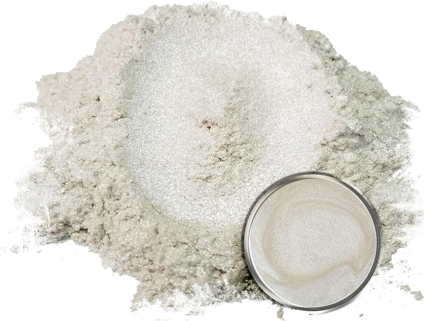 Eye Candy Pigments Premium White Mica Powder - Mashido (50gr) - for Epoxy, Resin, Soap, Paint, Woodworking, Acrylic Pouring, Bath Bombs, Fishing Lures - DIY Arts and Crafts Additive