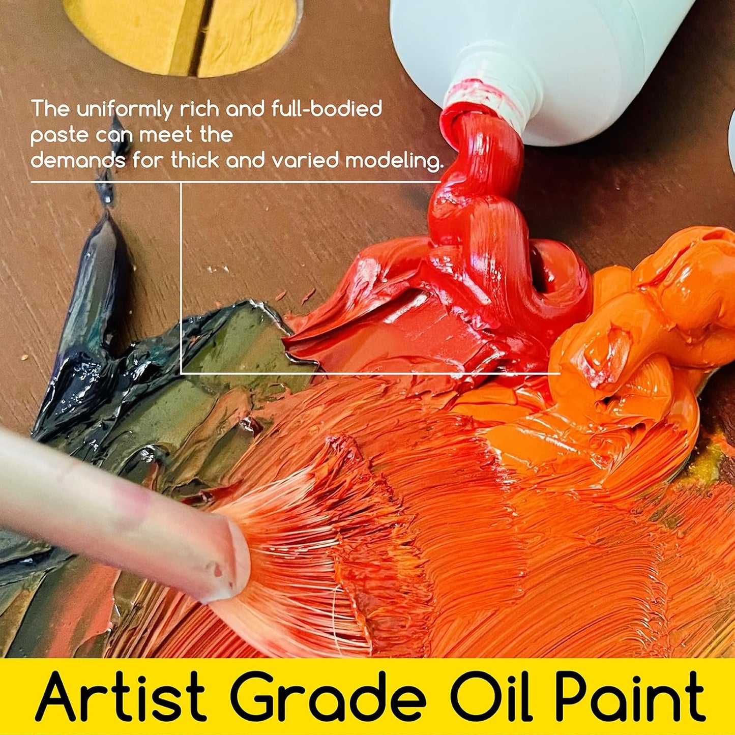 MEEDEN Artist Grade Oil Paint: Cadmium Green Hue - 170ml/5.7oz Tube - Professional Art Paints for Canvas Painting