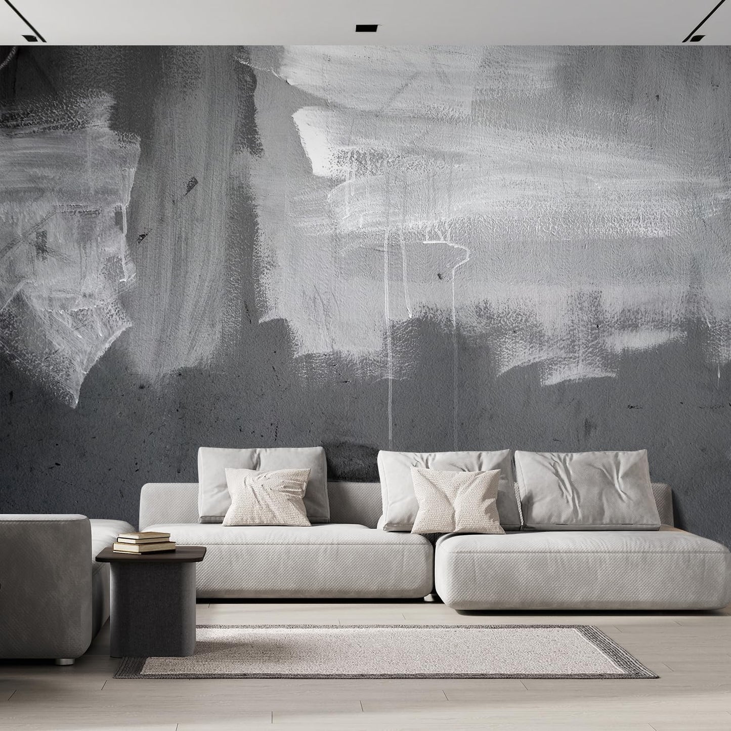 wall26 Wall Sticker/Wall Mural Metal Background, Not Peel and Stick, Non-Woven Wallpaper Decorative for Bedroom, Living Room, Office - 99x96 inches