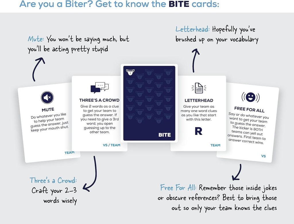 – A Party Card Game Where You Choose Your Words Wisely