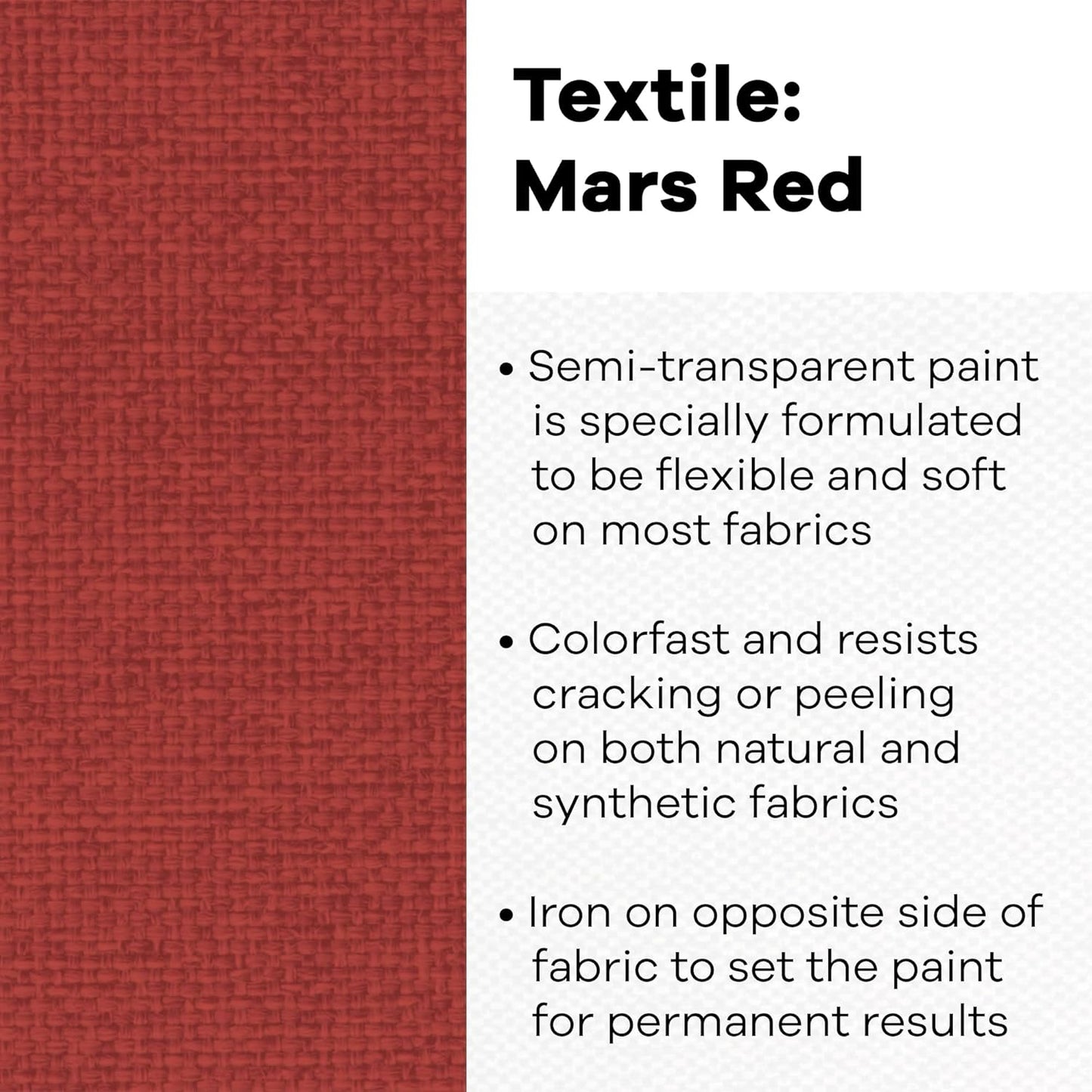 Textile Color Paint Mars RED