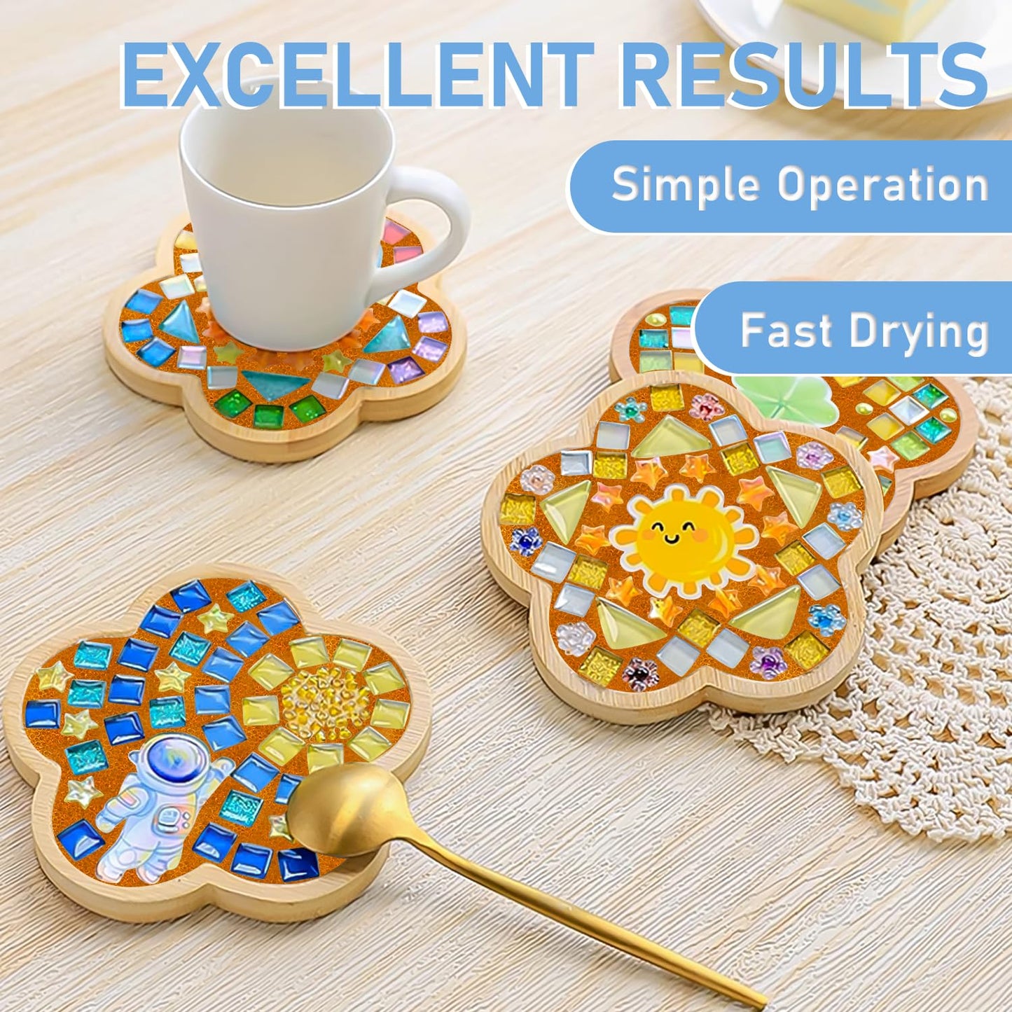 Mosaic Crystal Grout, Mosaics Tile Tools, Mosaic Tile Accessories – Essential for Handmade Grouting and Perfect for DIY Craft Projects (Orange, 8.8oz)