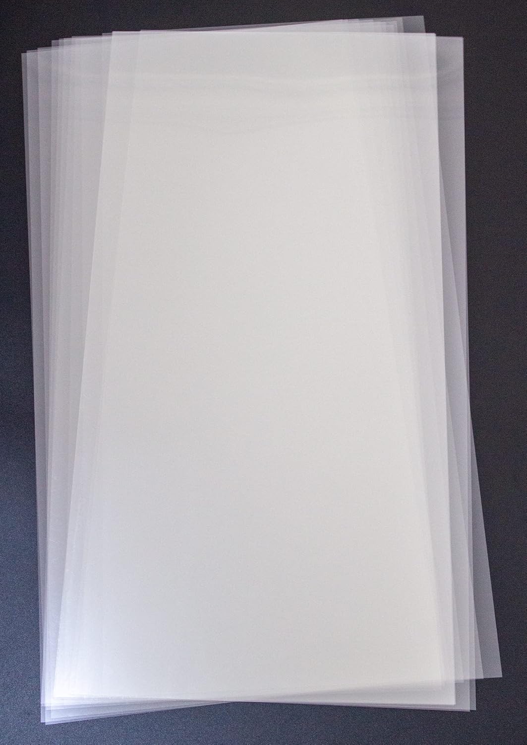 7.5 Mil Blank Mylar Stencil Sheet (10Pcs),12 x 24 Inch Clear Plastic Sheets, Acetate Sheets for Crafts, PET Plastic Sheets for Cutting Machine, PET Stencil Material