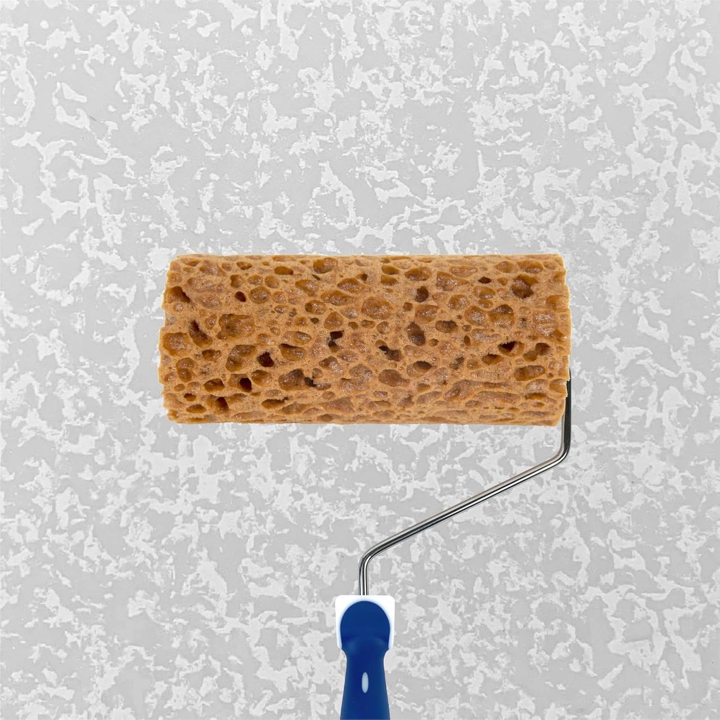 Hanroy Sponge Paint Roller Small 7" for Texture Painting Decorators Brush Tool, Fast and Easy Pattern Art Sponge Roller for Home Wall(M90F)