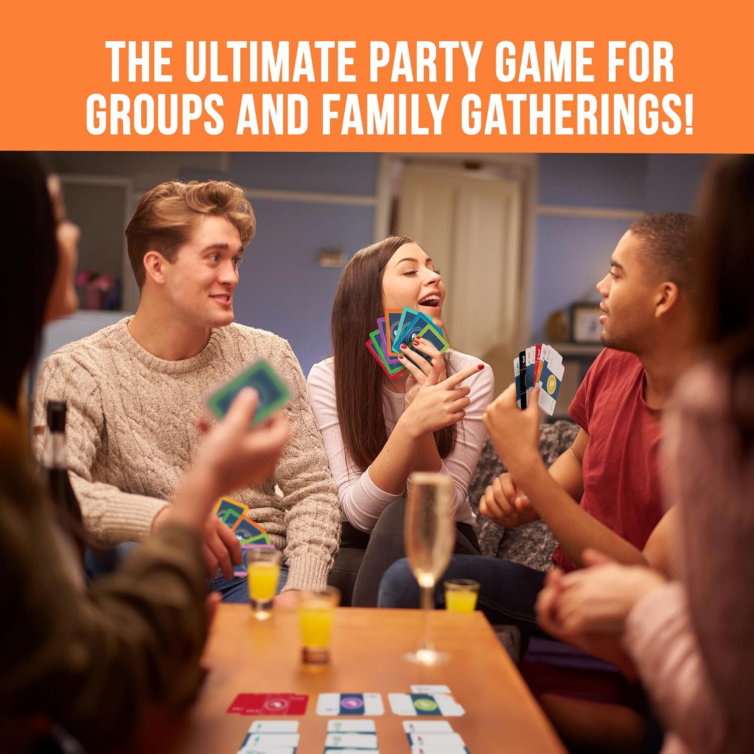 Hand & Foot Remastered 4 Player Edition – Card Game for Adults & Families