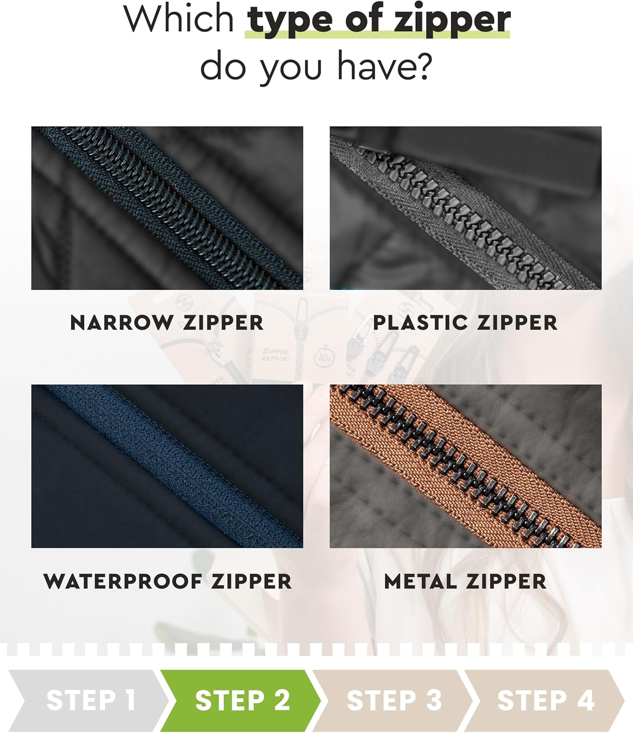 ZlideOn Zipper Pull Replacement - 1pcs, Black, Waterproof (L) - Instant Zipper Replacement Slider