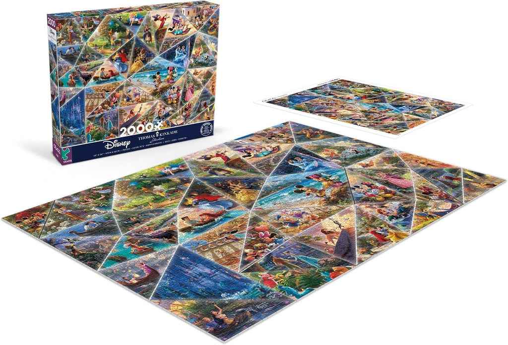 Ceaco - Thomas Kinkade - Disney Collage - 2000 Piece Jigsaw Puzzle