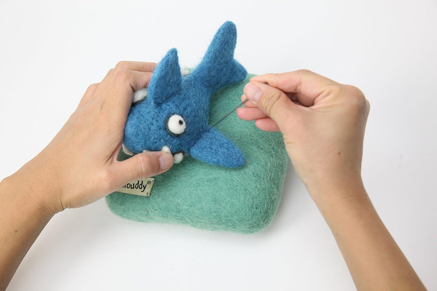 Woolbuddy Needle Felting Wool Mat – 6x6x1.5 Inch Pad for Felting Projects – Durable, Eco-Friendly Alternative to Foam Felting Pads – Ideal for Felting Supplies & Tools (Lavender)