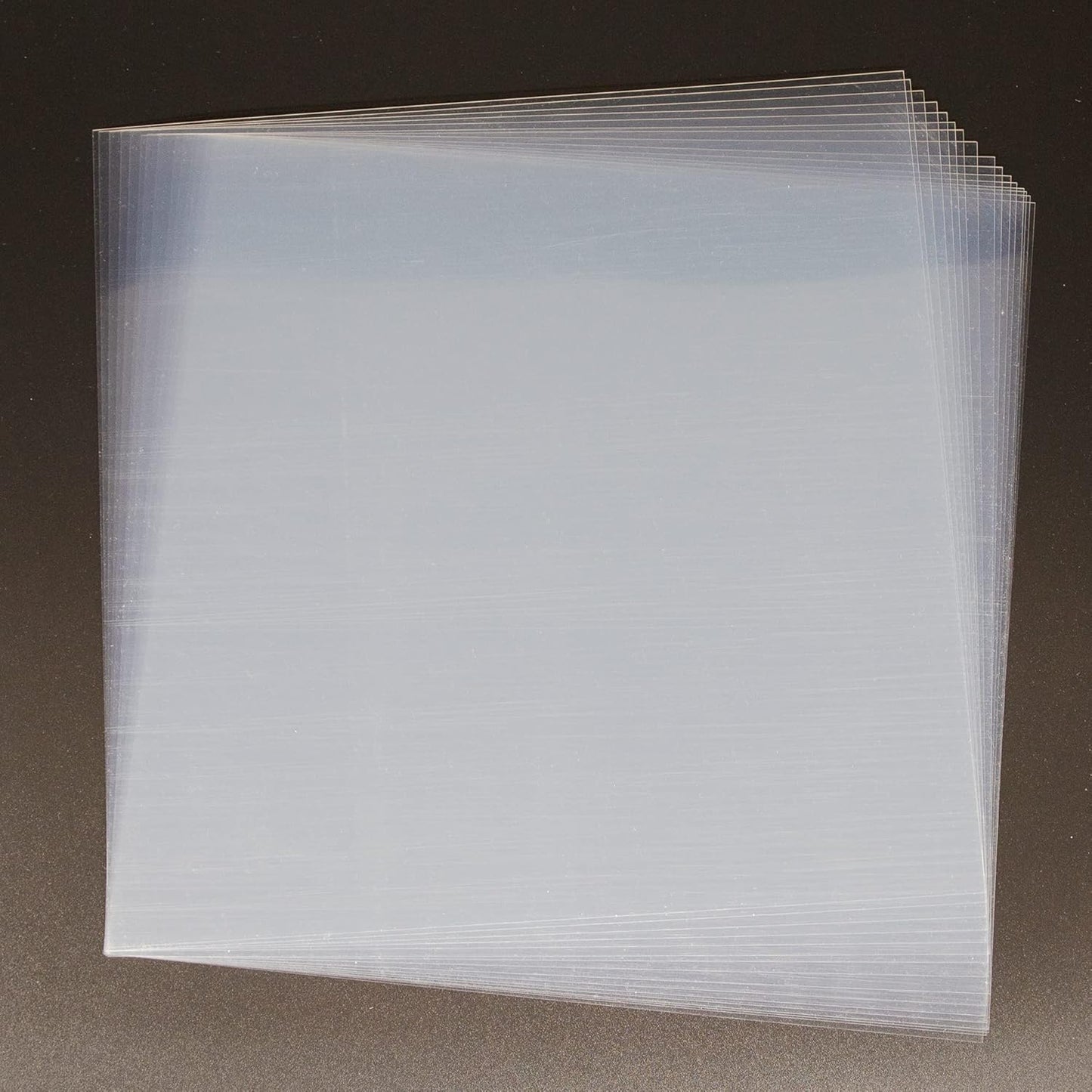 16PCS 6 Mil Blank Mylar Stencil Sheets,12 X 12 Inch Clear Plastic Sheets, Clear Acetate Sheet for Cricut Crafts, PET Plastic Sheet for Crafts and Cutting Machine (6 Mil)