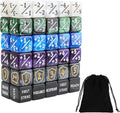 60PCS MTG Counters Set, Anglekai MTG Dice Counters for TCG Card Games, 10P Life Ability Keywords/ 40P -1/+1 Buff Tokens/ 10P Shield/Bag