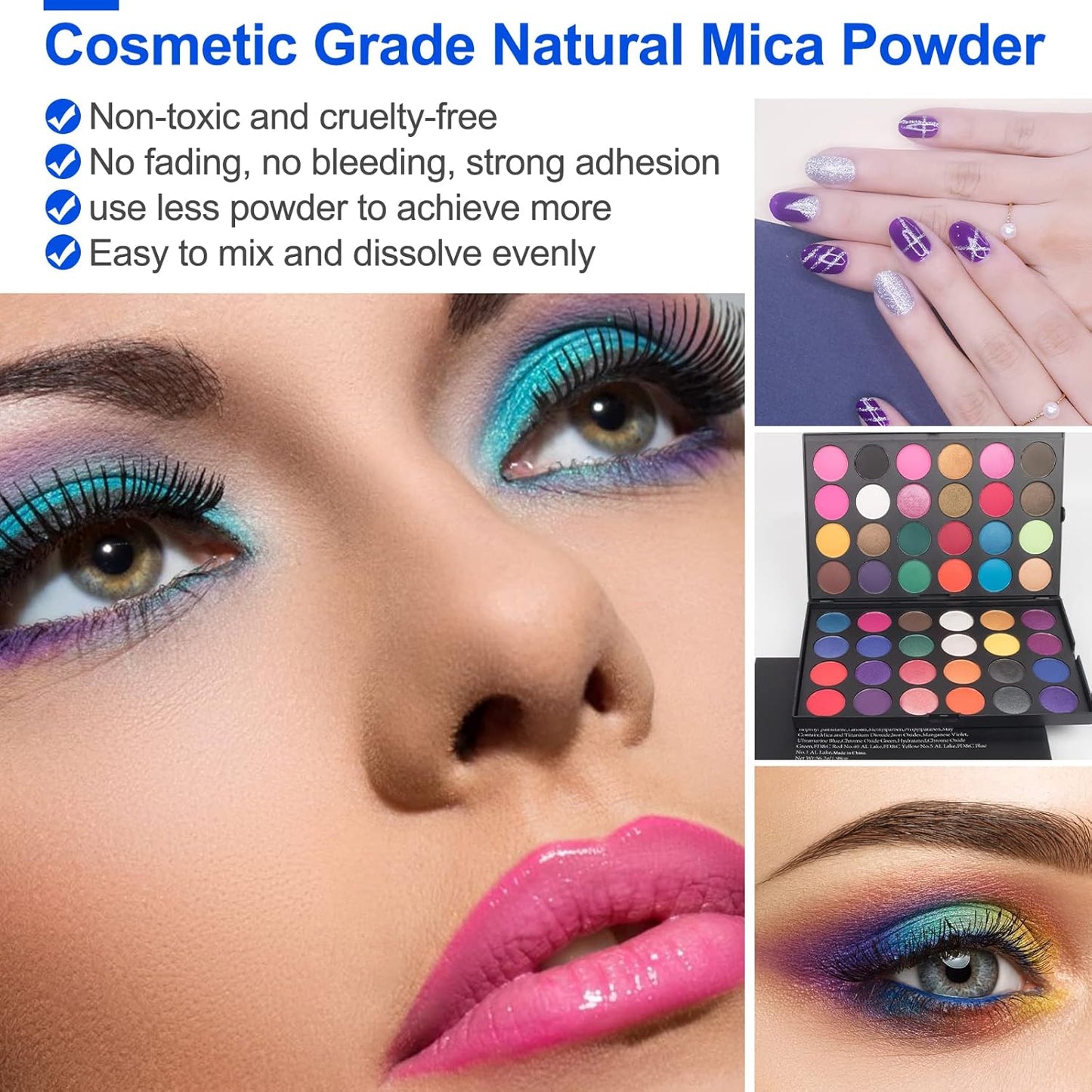 Mica Powder,200g/7.22oz Large Jar,Mauve Mica Powder Pigment for Epoxy Resin，Lip Gloss，Paint，Dye，Soap Making，Nail Polish,Candle Making,Bath Bombs