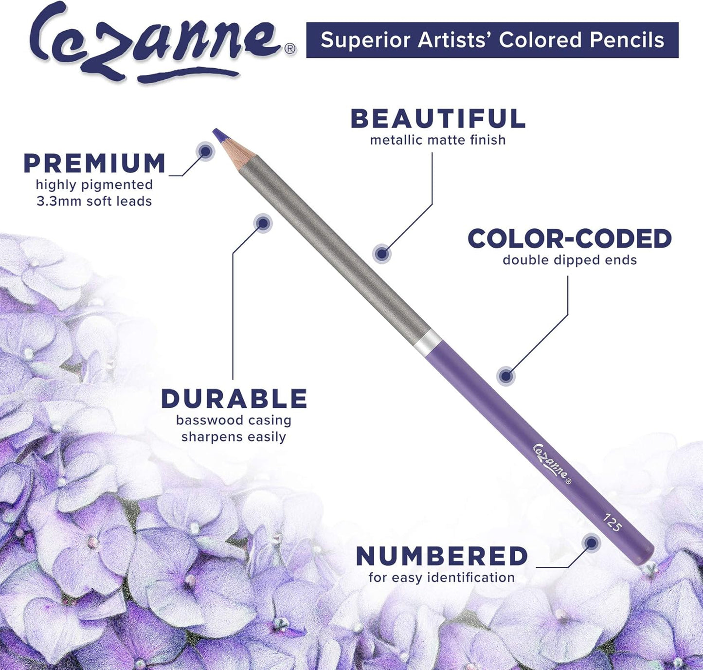 Creative Mark Cezanne Premium Colored Pencils Canary Yellow 6 Pack - Highly-Pigmented Drawing Pencils - Coloring Pencils for Drawing, Blending, Coloring, and More