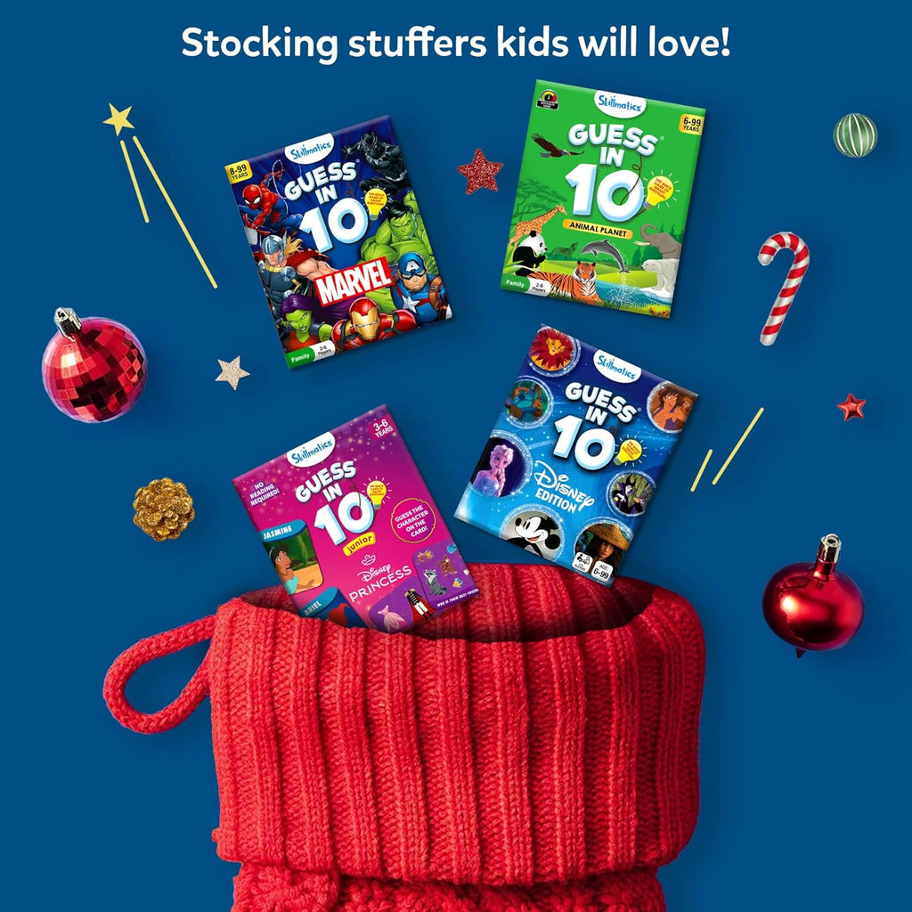 Skillmatics Guess in 10 Junior Community Helpers for Boys, Girls, and Families Who Love Card Games, Board Games & Educational Toys, Travel Friendly, Gifts for Ages 3, 4, 5, 6